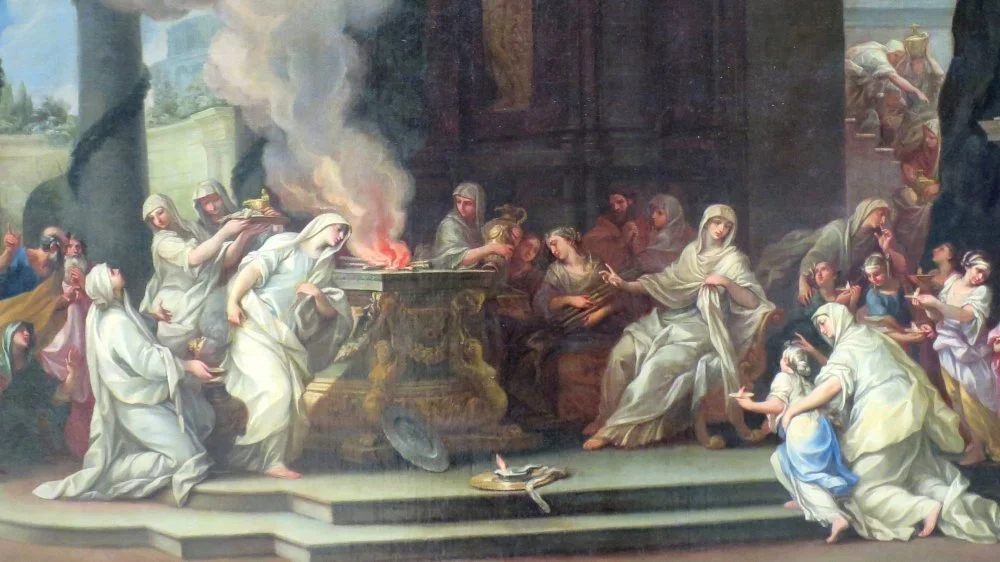 Dédicace d'une nouvelle vestale