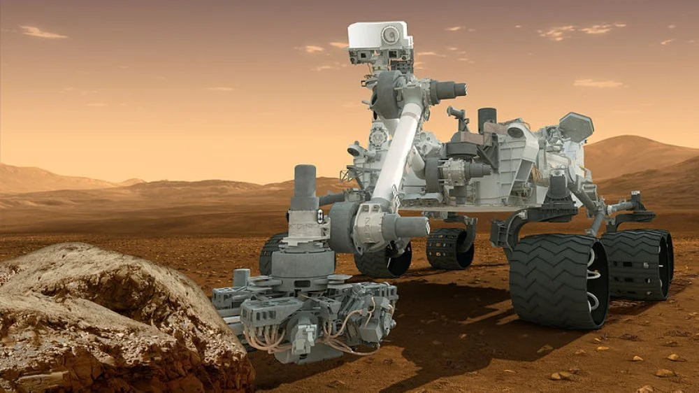 Rover Curiosity sur Mars