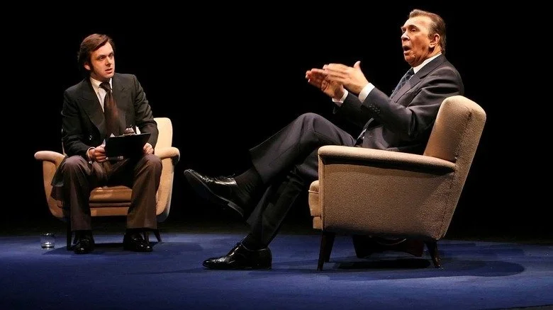 Michael Sheen et Frank Langella dans Frost/Nixon