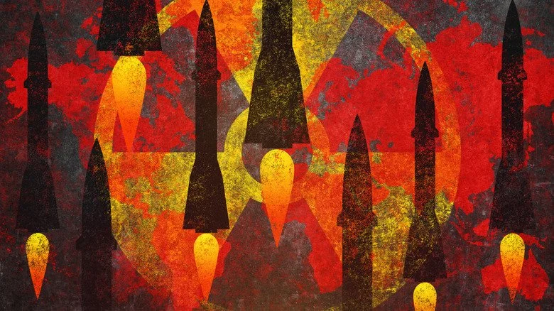 Représentation artistique d'une guerre nucléaire