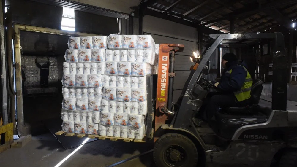 Rayon de papier toilette vide