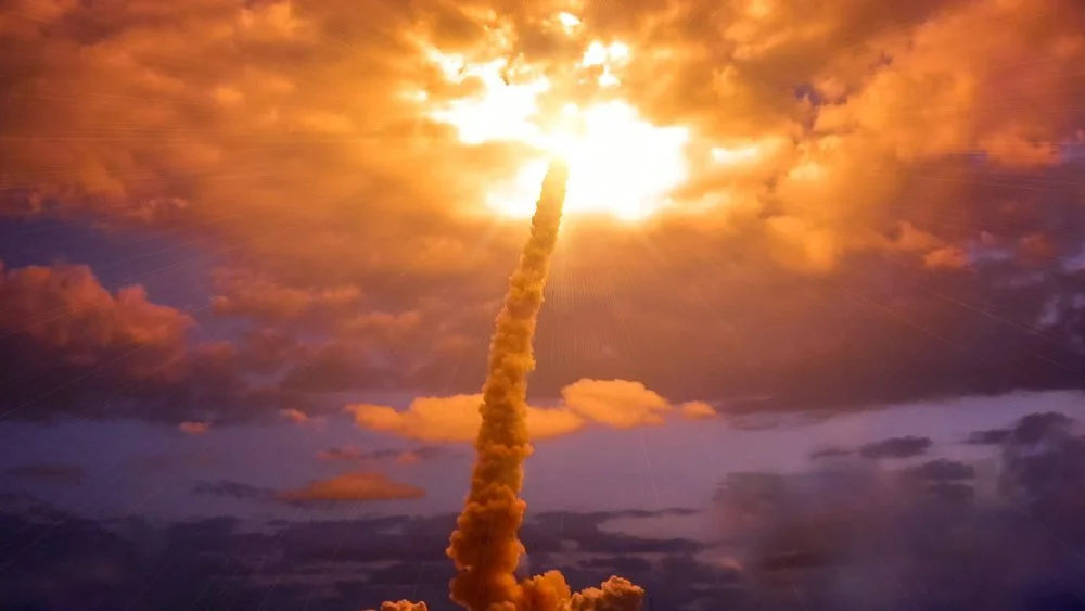 Lancement d’une fusée