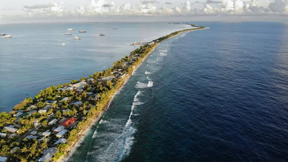 Îles de Tuvalu au bord de la disparition