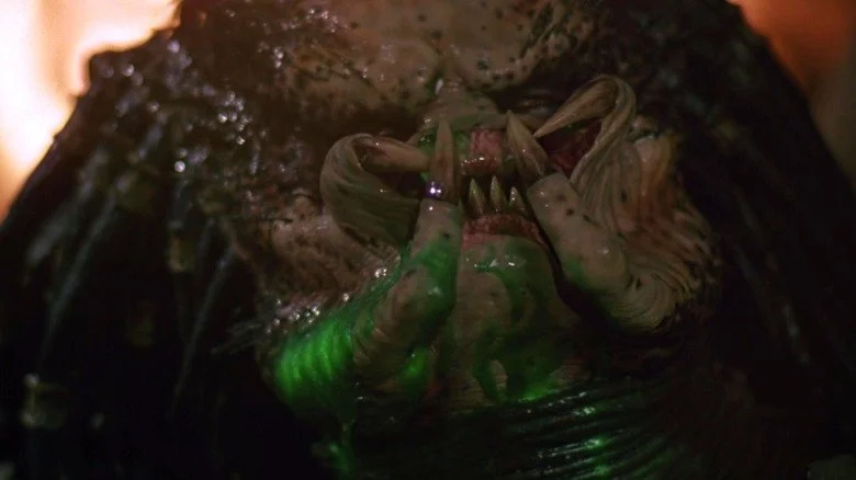 Le Predator sans masque dans le film Predator
