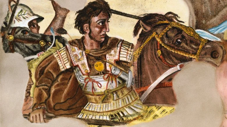 Mosaïque représentant Alexandre le Grand