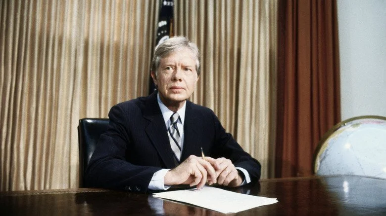 Le président Jimmy Carter au Bureau ovale