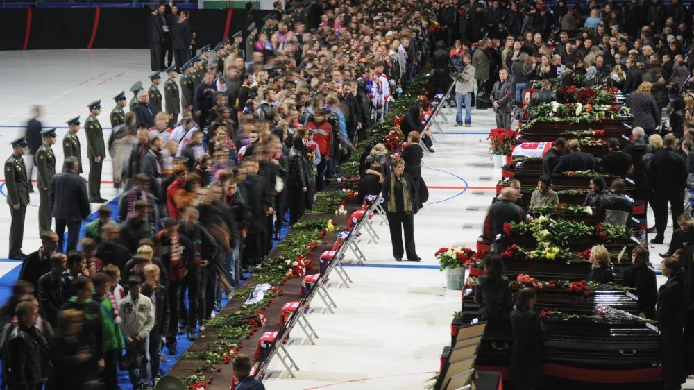 Crash de l'équipe Lokomotiv Yaroslavl