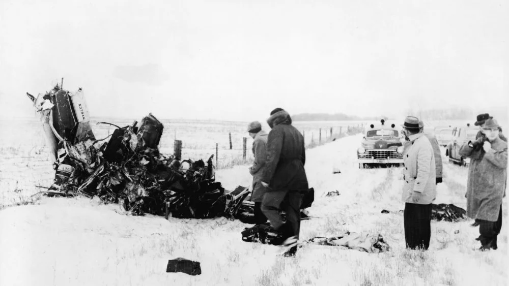 Débris du crash de Buddy Holly