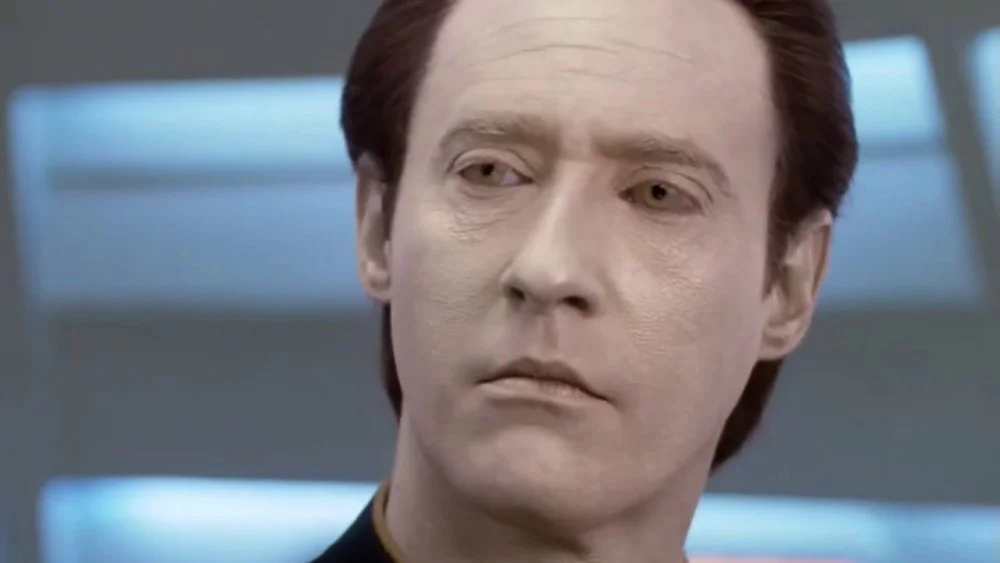 Brent Spiner dans le rôle de Data dans Star Trek : La Nouvelle Génération