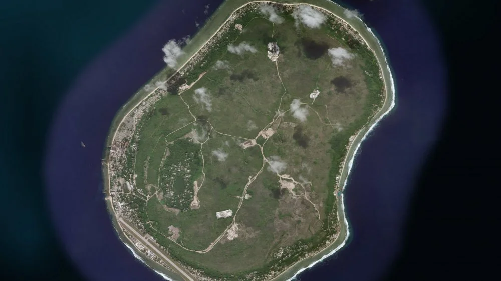 Île de Nauru dans le Pacifique