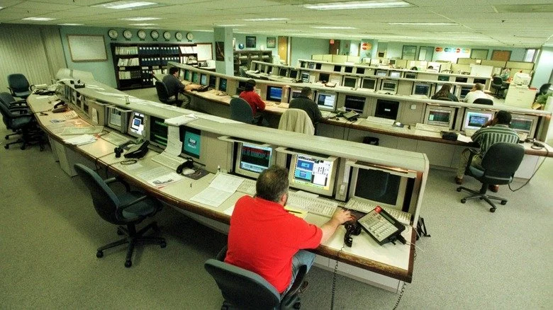 Salle de conférence Mastercard lors de l'événement Y2K