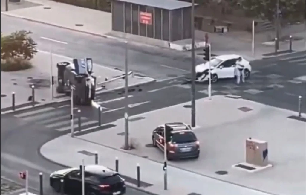 Trois enquêtes ouvertes après une voiture de police percutée à Marseille