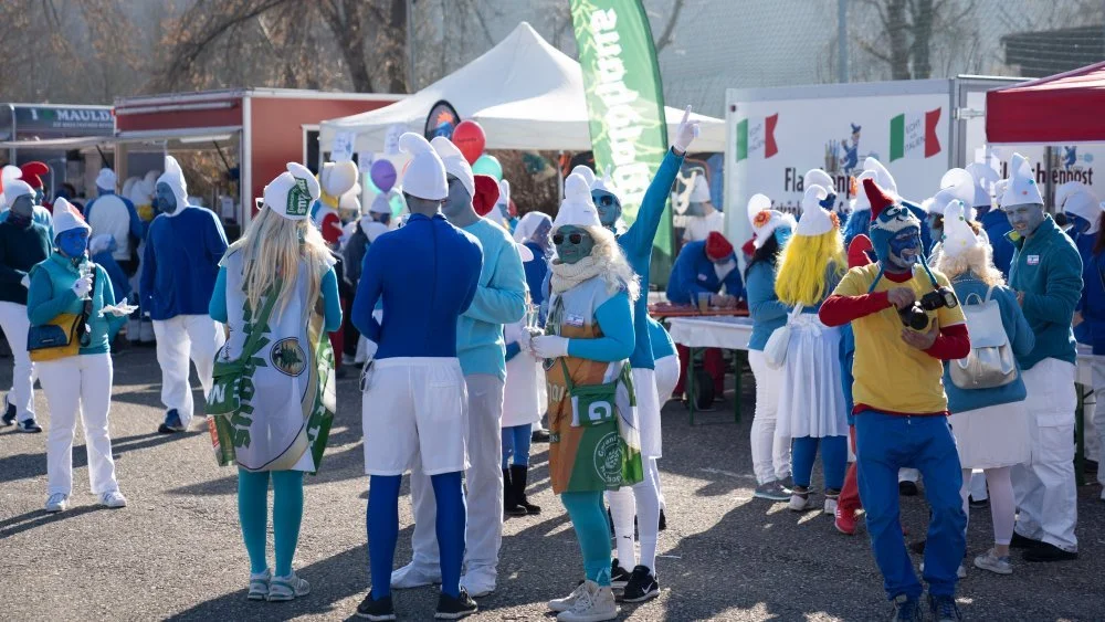 Rassemblement de Schtroumpfs