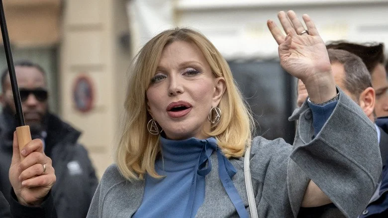 Courtney Love attends a fashion show