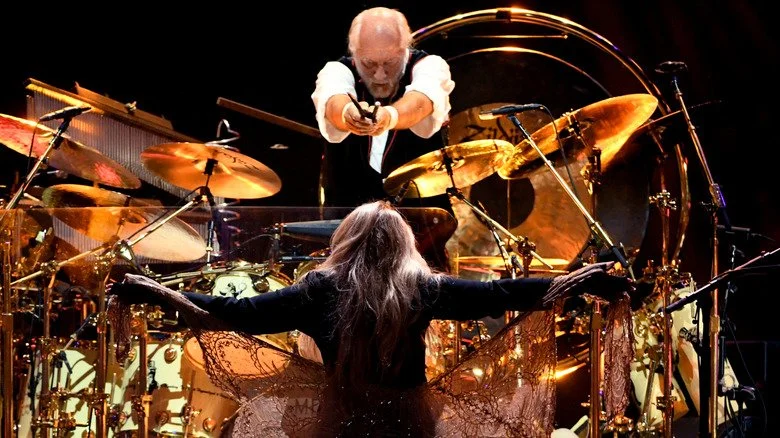 Mick Fleetwood et Stevie Nicks de Fleetwood Mac