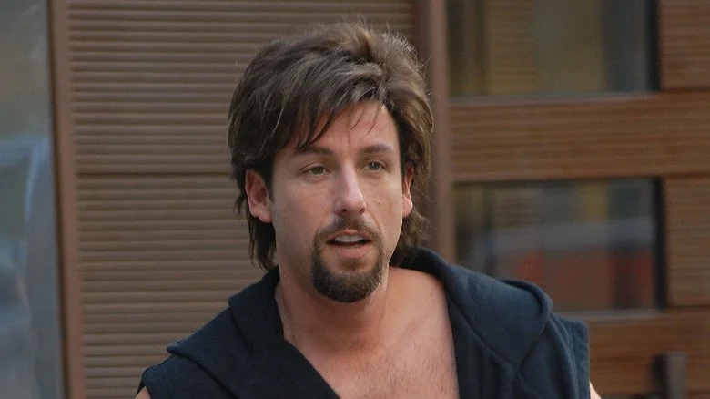 Adam Sandler en tournage sur le film You Don't Mess with the Zohan