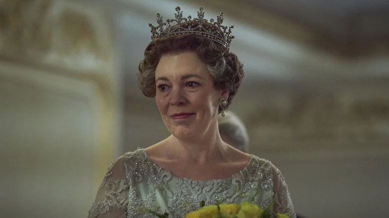 Olivia Colman en tant que Reine Elizabeth II dans The Crown