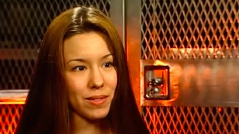 Jodi Arias giving an interview from prison