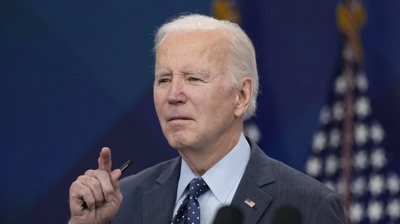 Gros plan de Joe Biden