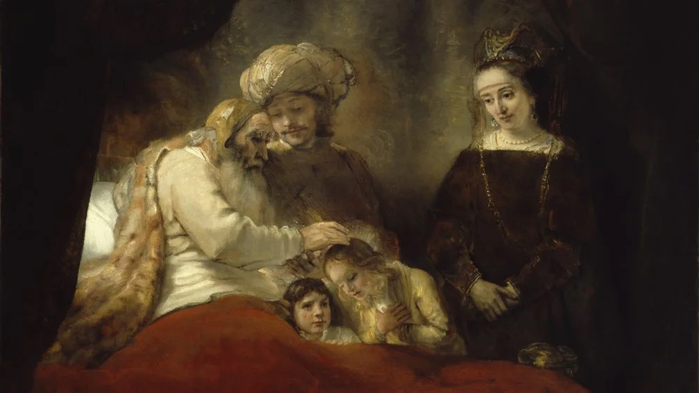 Jacob bénissant les enfants de Joseph