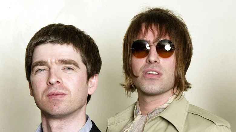 Noel et Liam Gallagher du groupe Oasis