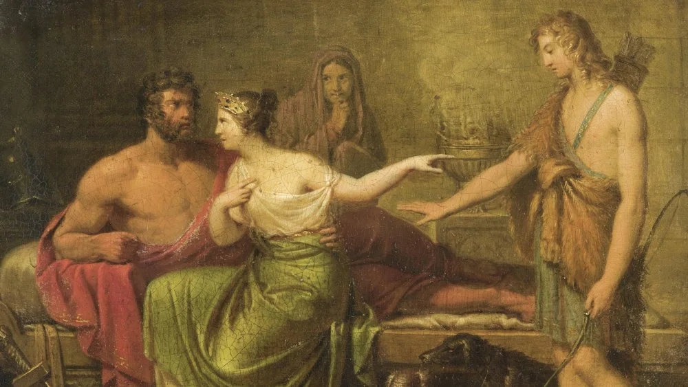 Hippolyte, Phèdre et Thésée