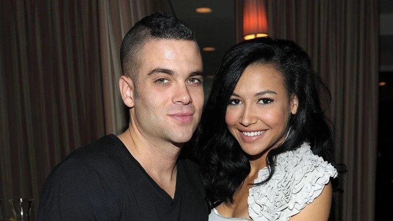 Mark Salling et Naya Rivera posant ensemble