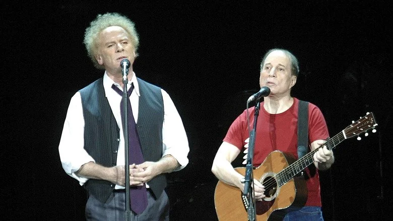 Paul Simon et Art Garfunkel sur scène