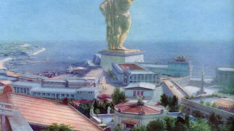 Illustration du Colosse de Rhodes