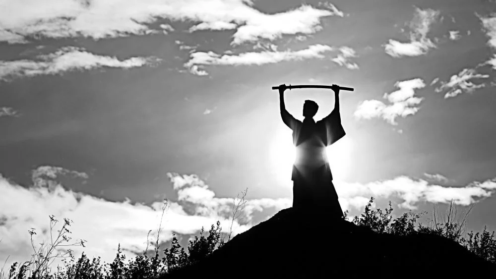 Silhouette de guerrier