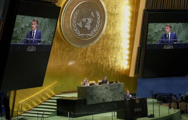 Emmanuel Macron reconnaît l&rsquo;État de Palestine à l&rsquo;ONU