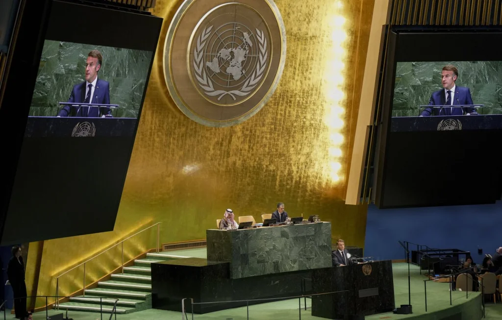 Emmanuel Macron reconnaît l'État de Palestine à l'ONU