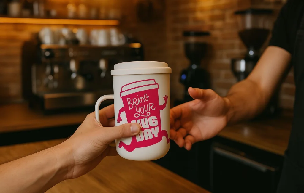 Gagnez votre tasse 20 Minutes pour le Bring Your Mug Day