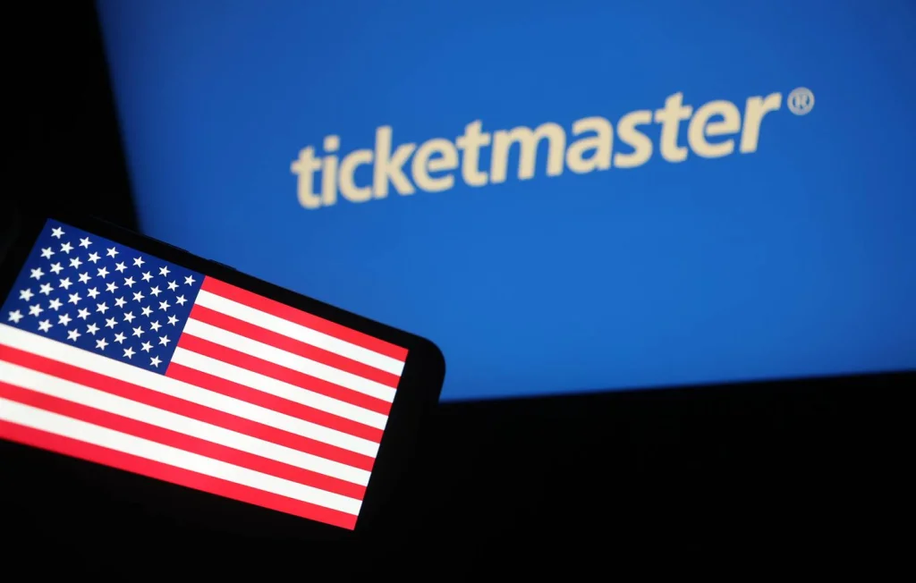 Ticketmaster poursuivi : abus de marché et revente illégale aux USA