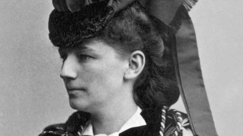 Portrait de Victoria Woodhull de profil