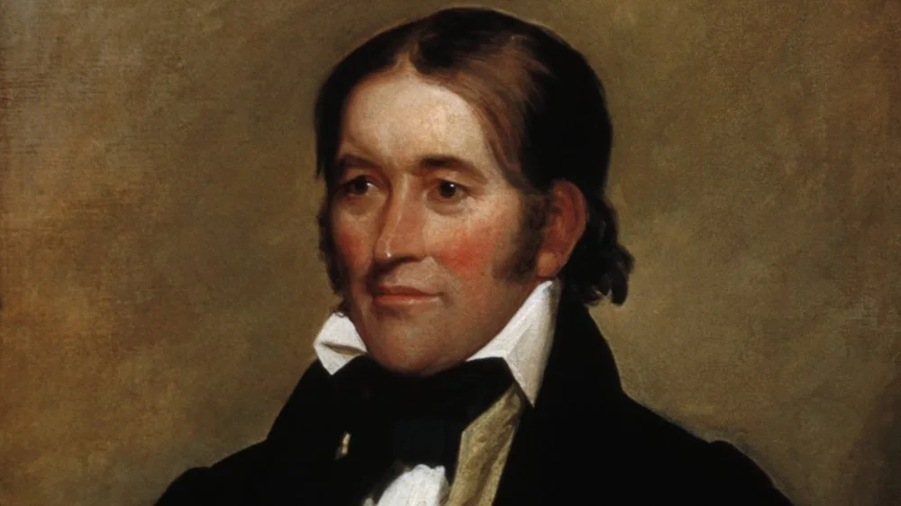 Portrait de David Crockett par Chester Harding