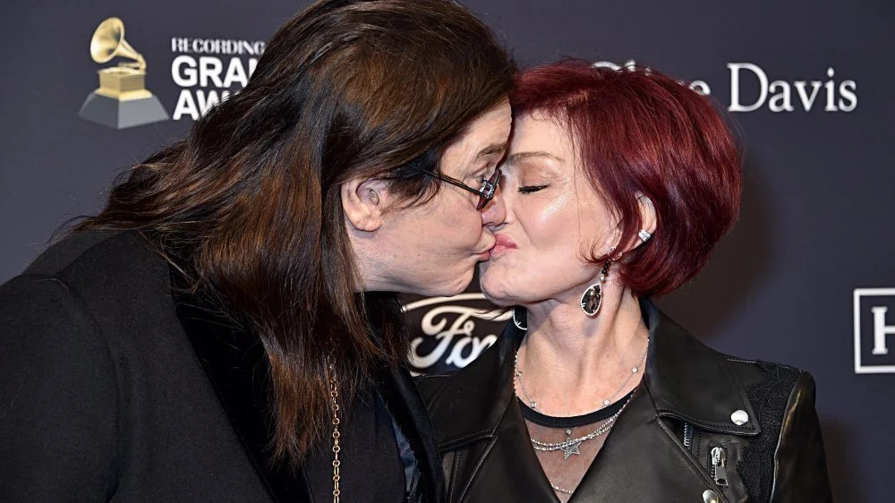 Ozzy Osbourne and Sharon Osbourne