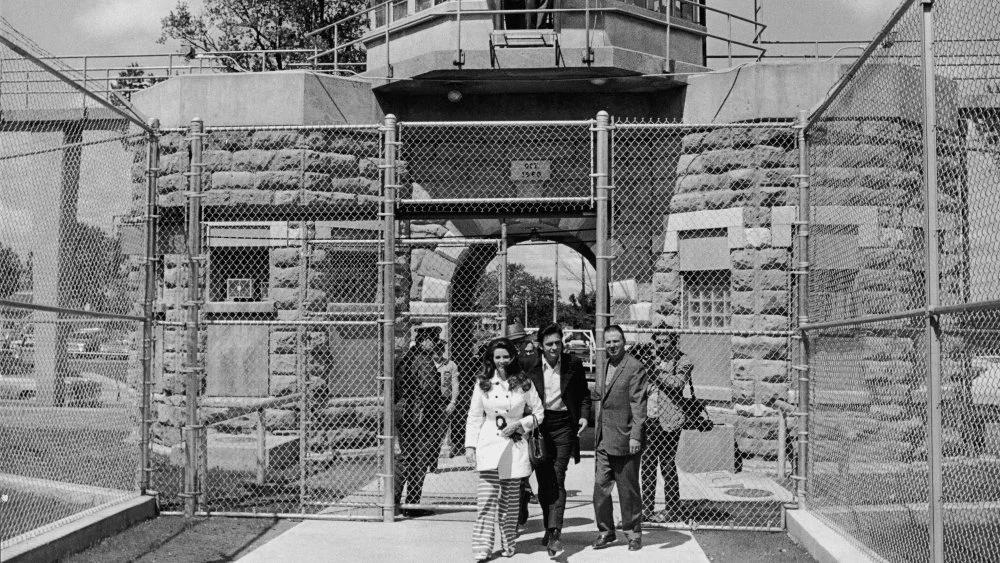 Johnny Cash en concert en prison