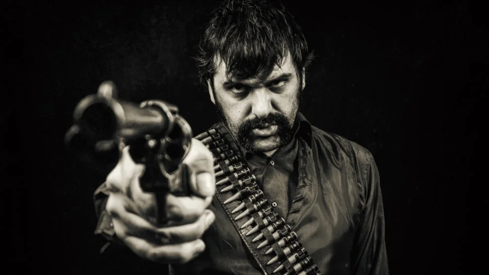 Old West-style outlaw