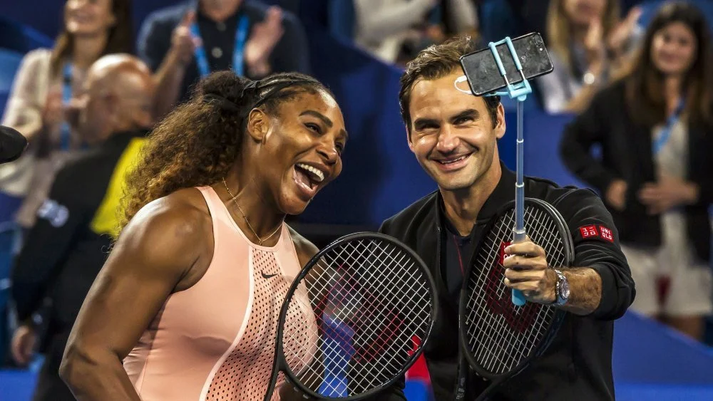 Serena Williams et Roger Federer