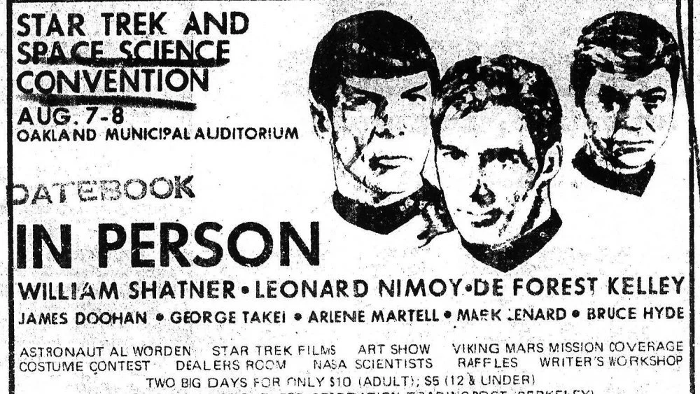 Flyer de la convention Star Trek de San Francisco, 1976