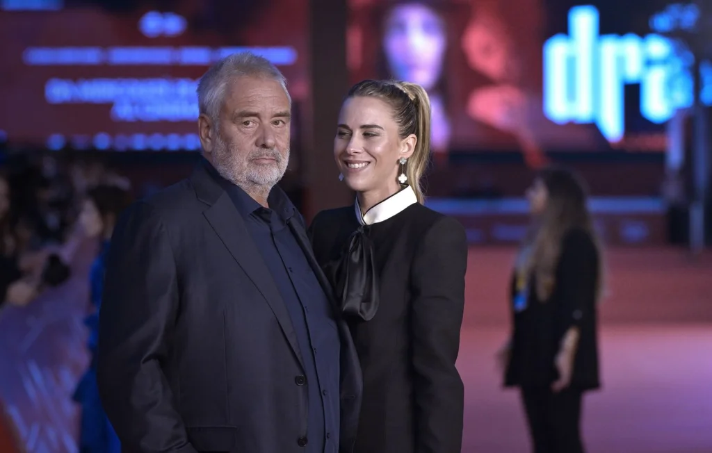 Luc Besson et Sarah Saldmann, un couple sous les projecteurs à Rome