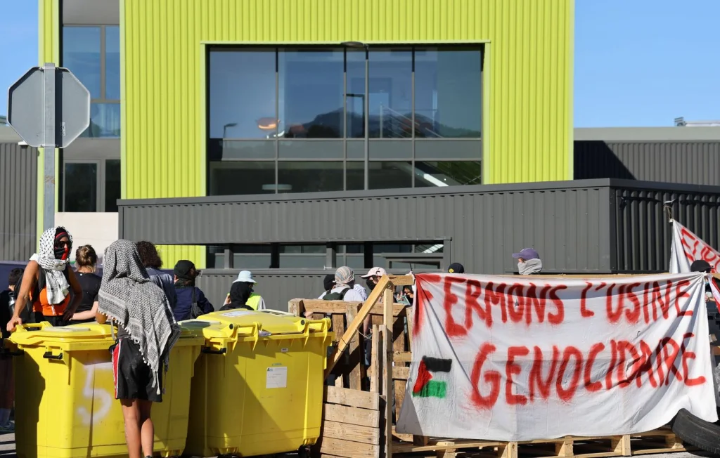 Marseille : Arrestation de militants propalestiniens devant Eurolinks