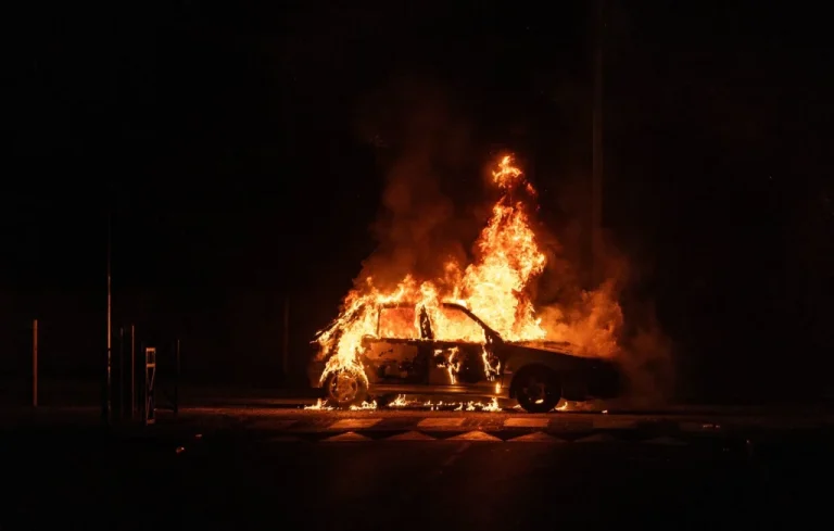 Trois suspects en garde à vue pour incendies de voitures à Agen