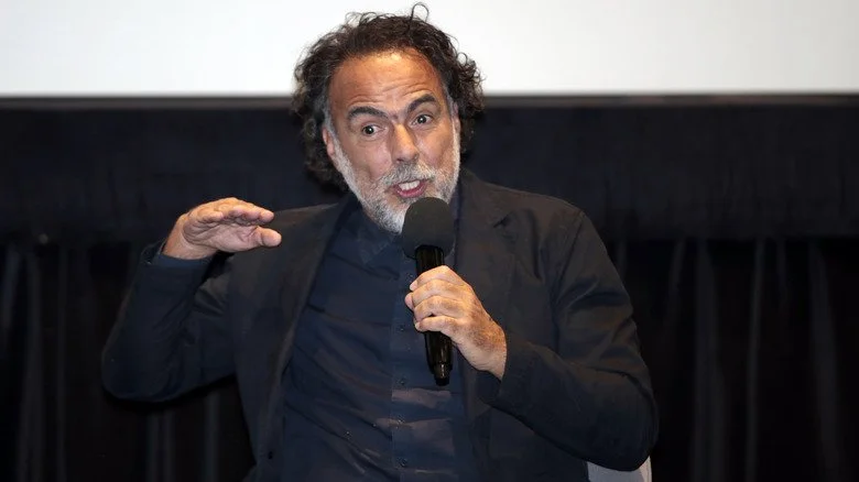 Alejandro González Iñárritu au microphone (2025)