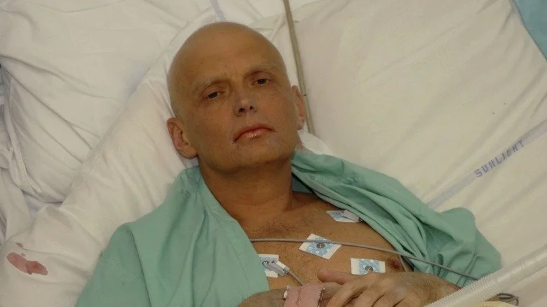 Alexander Litvinenko dans son lit d'hôpital