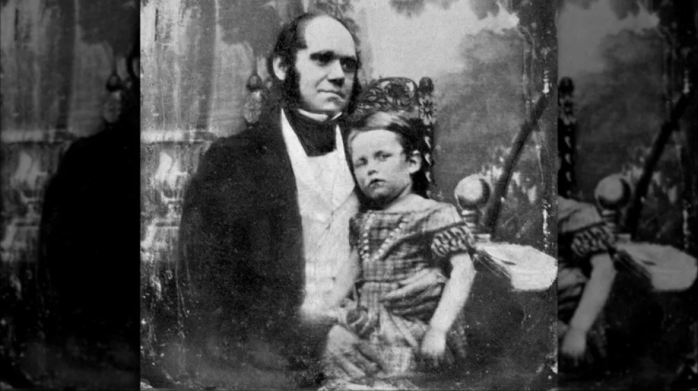Charles Darwin et son fils William