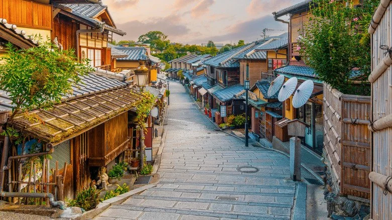 Rue traditionnelle à Kyoto