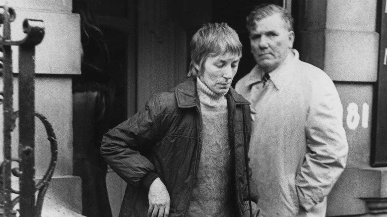 Anne Beverley photographed while walking