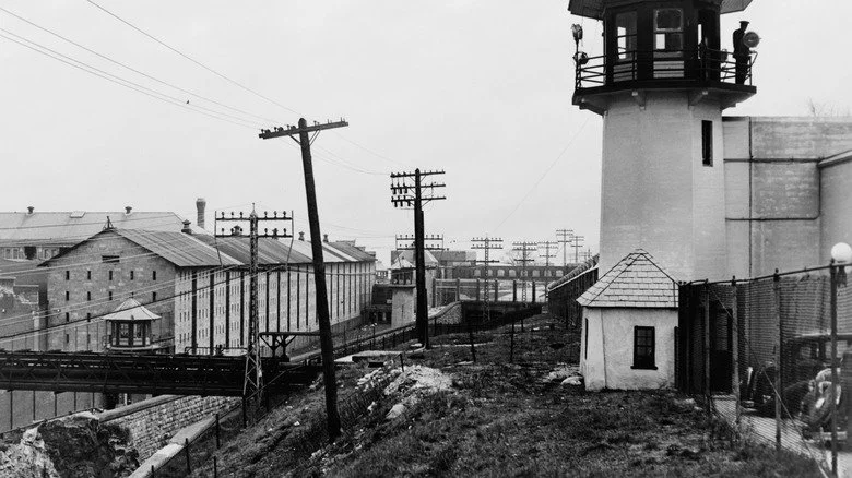 Vue extérieure de la prison de Sing Sing à New York